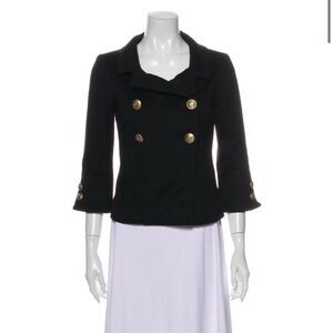 Smythe black wool blazer